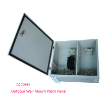 72 Cores Outdoor Wall Mount Fiber Optic Enclosure